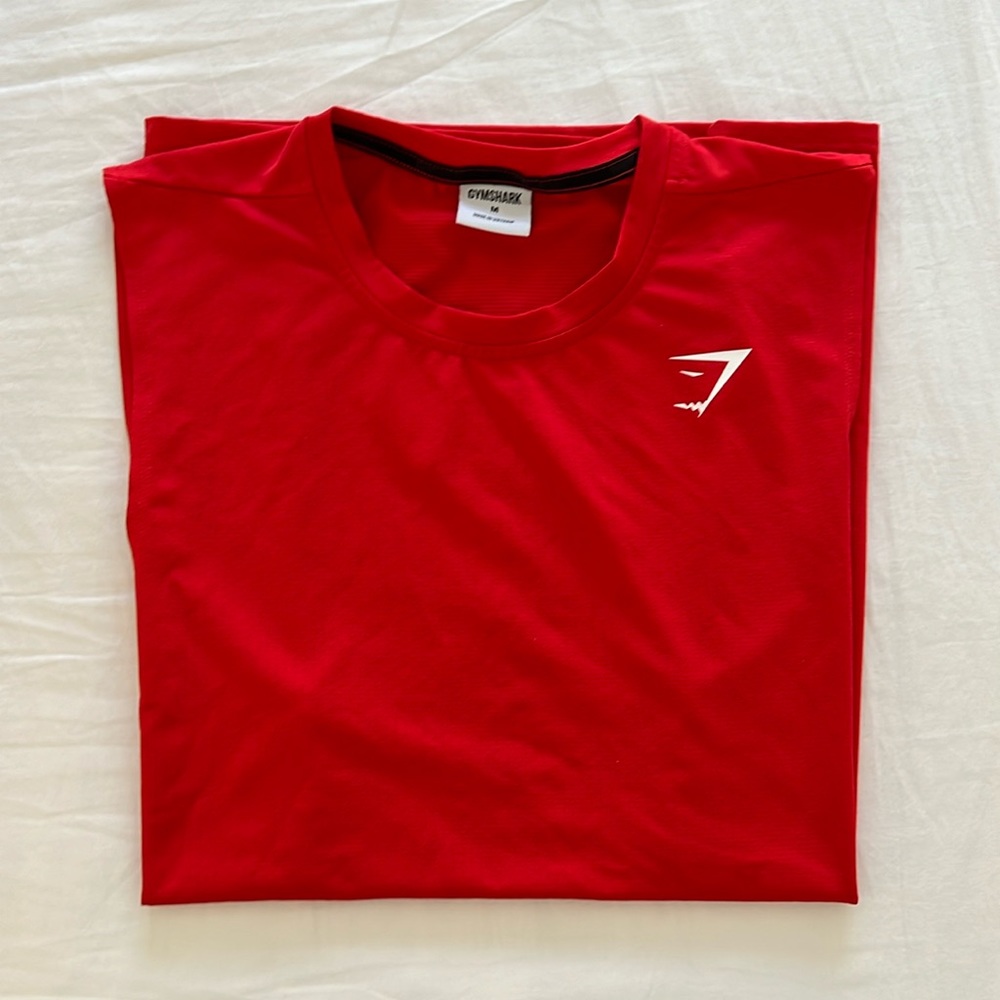 Gymshark Arrival Sleeveless Tee, Red